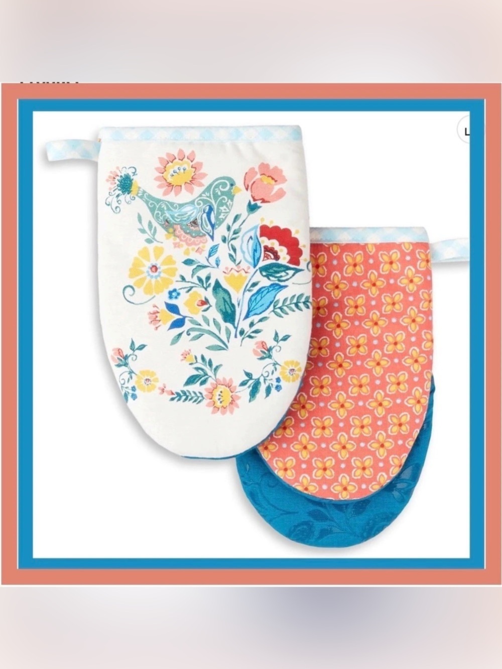 NWT Pioneer Woman Mazie Mini Oven Mitt Set